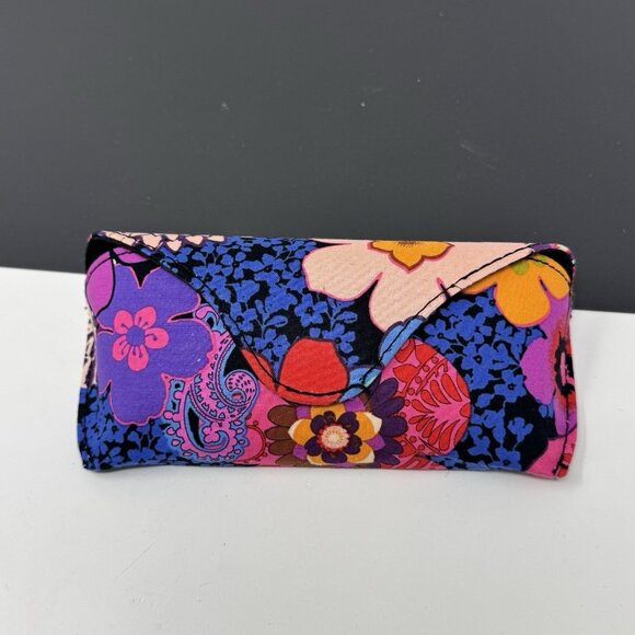Vera Bradley Floral FIESTA Magnetic SUNGLASSES Case Rare main image 5